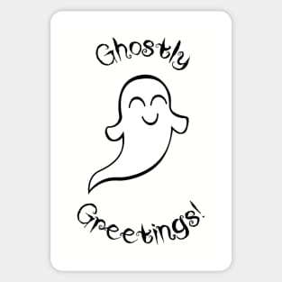 Ghost Greetings Sticker